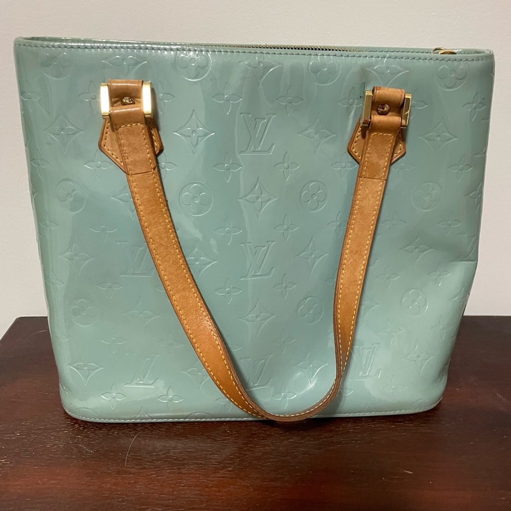 Louis Vuitton Blue Tote Bag